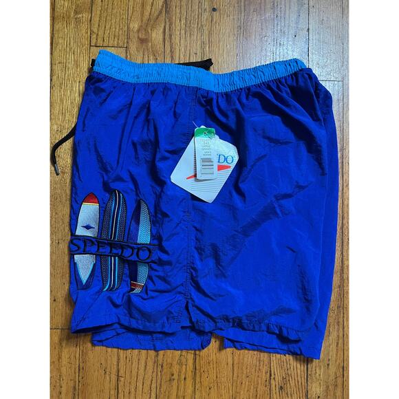 New SPEEDO vintage Surfboard  men’s logo surf swim shorts trunks 90s sz large - Picture 2 of 4